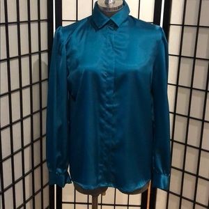 Gorgeous Vintage 1980's Button Down Blouse